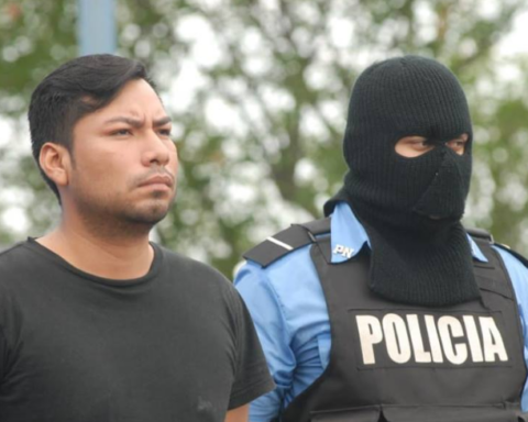 Yubrank Suazo líder estudiantil de Masaya, presentado como terrorista. Foto/Barricada
