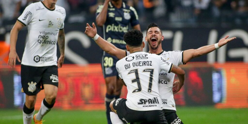 Corinthians runs over Santos and opens up a good lead in the Copa do Brasil