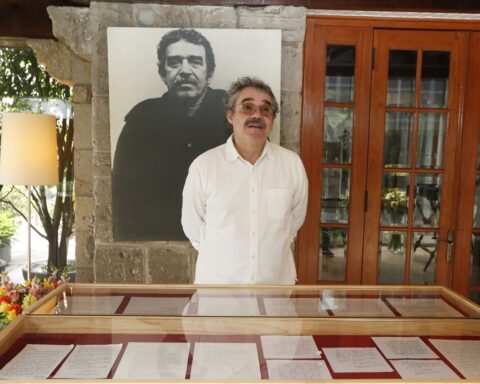 El hijo del escritor colombiano Gabriel García Márquez, Gonzalo García Barcha, posa en entrevista con Efe en Ciudad de México (México). Foto:  Mario Guzmán/Efe.