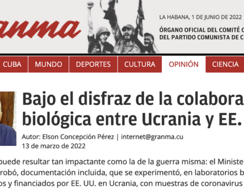 Cuban Regime Media Publish False Data on Biological Weapons in Ukraine