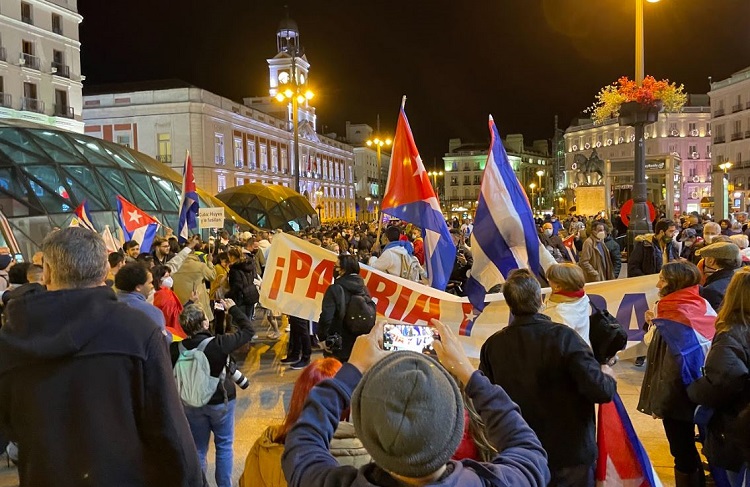 manifestaciones, Cuba, 11J, España