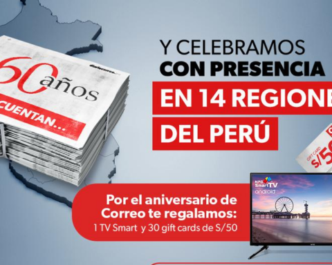 Diario Correo turns 60: See here how to participate in the draw for a Smart TV