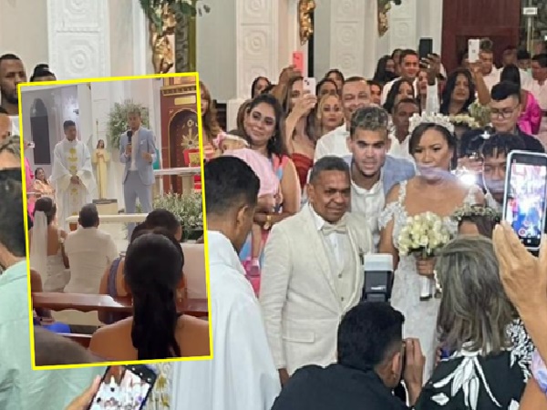 Did your dream come true?  Luis Díaz attended the wedding of his parents in La Guajira