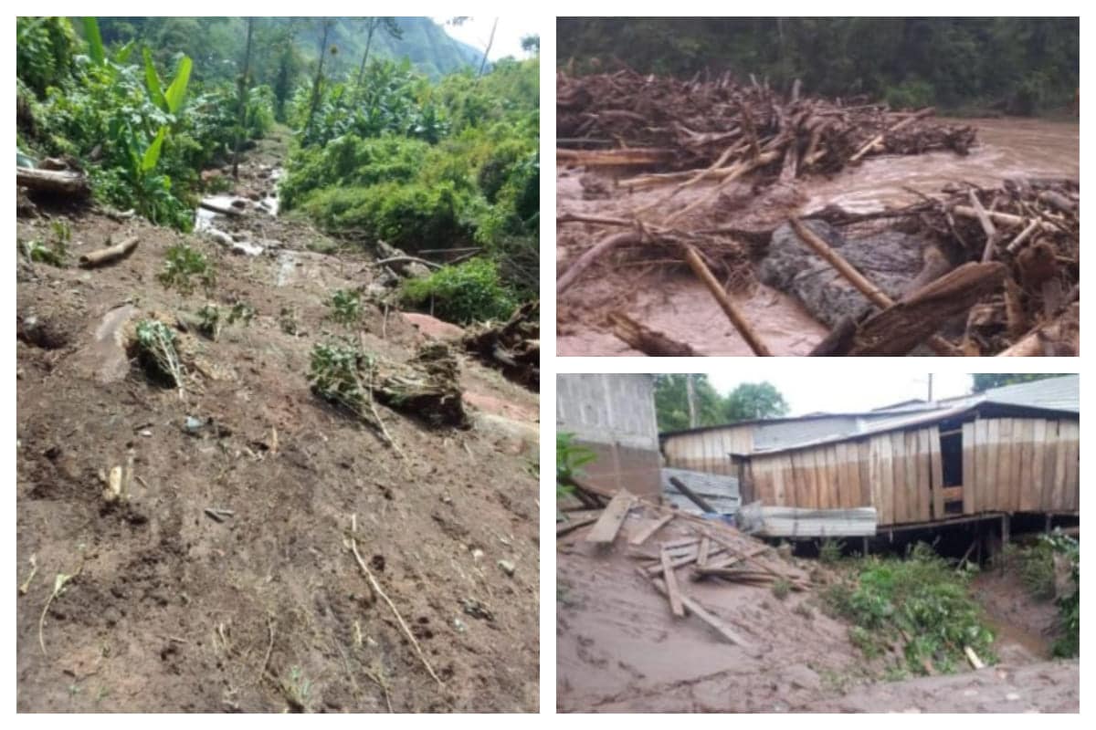 Downpours leave at least five dead, three missing and more than 20 homes destroyed in Jinotega