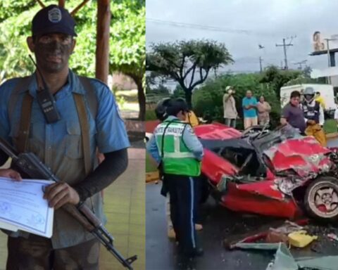 Driver identified as responsible for an accident on the road to Masaya is a captain of the Police