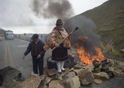 Ecuador: A Policeman Murdered and an Indigenous Leader Captured on the First Day of the Strike