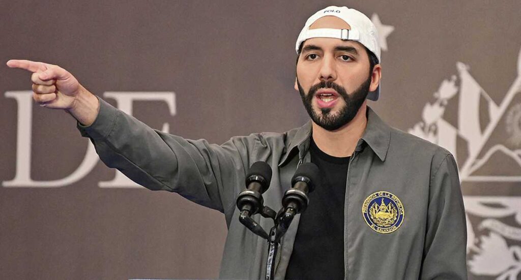 El presidente de El Salvador, Nayib Bukele. Foto: La Semana.