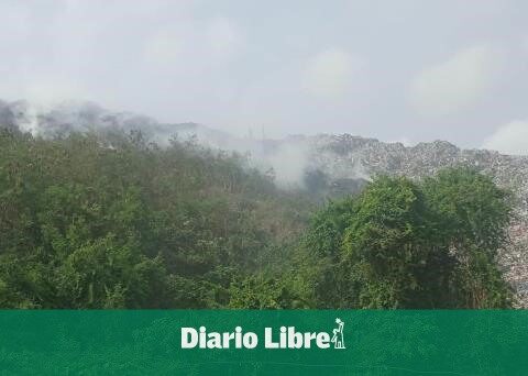 Fire affected Moca landfill