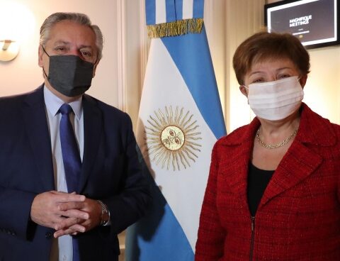 Georgieva will insist on the elimination of surcharges before the IMF, said Alberto Fernández