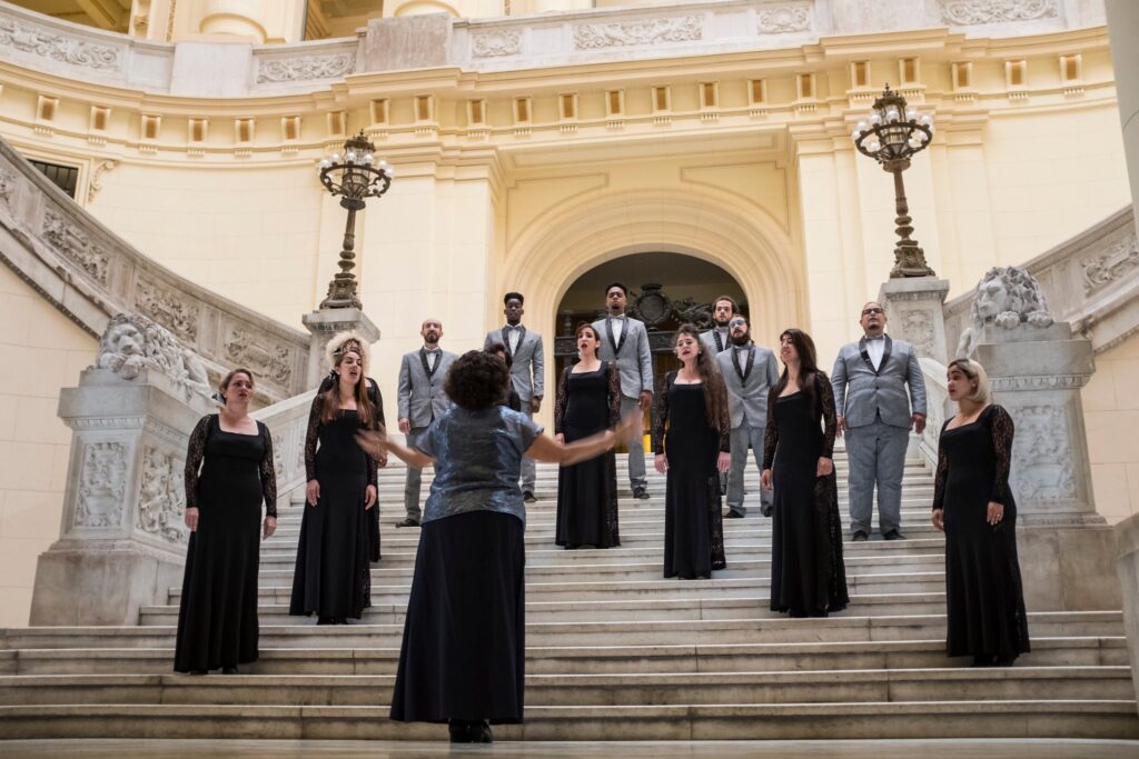 Coro de cámara “Vocal Leo”, bajo la dirección de Corina Campos, uno de los participantes en el Festival. Foto: facebook.com/Festival-Internacional-de-Coros-Corhabana.