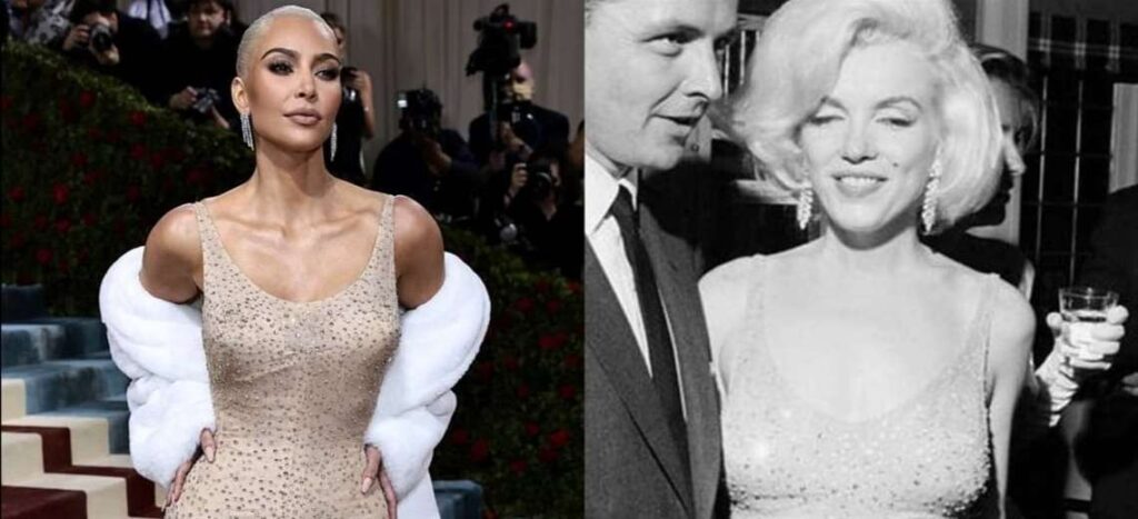 Kim Kardashian accused of damaging Marilyn Monroe's dress at the Met Gala