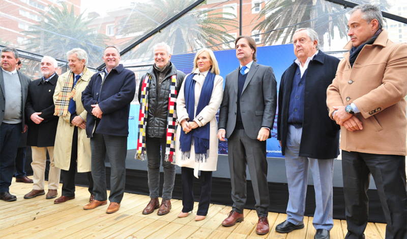 Lacalle Pou attended the start of construction of the first free zone of Maldonado