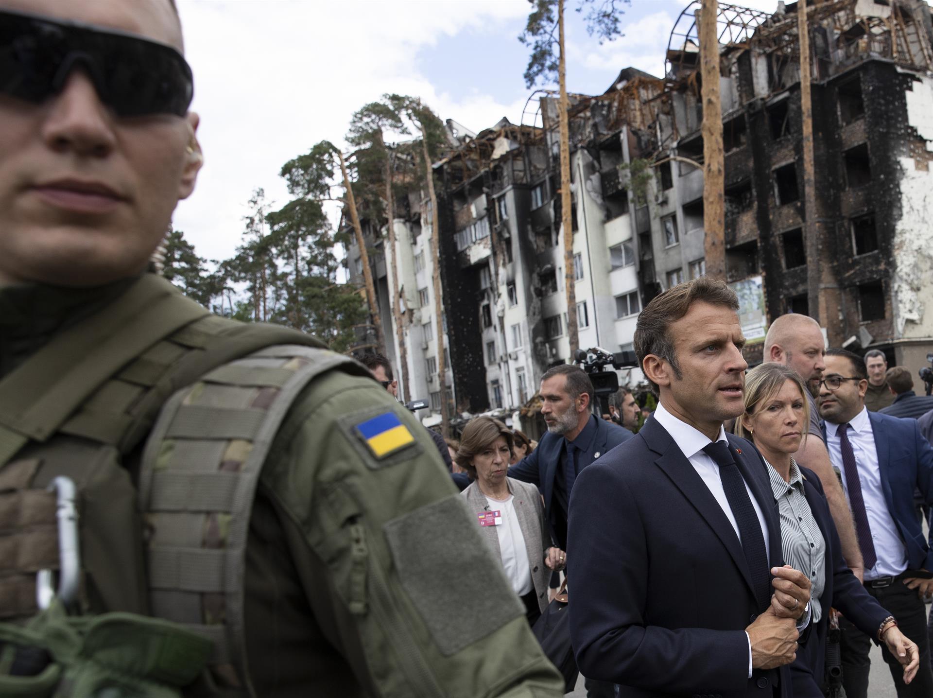 Leaders from Germany, France and Italy visit Ukraine to show their support