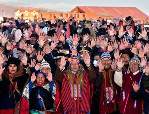 Louis Arce: "The left advances because the right did not resolve the demands of the people"