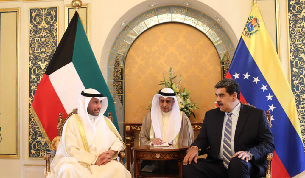 Maduro meets with the president of the National Assembly of Kuwait