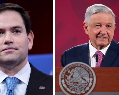 Marco Rubio (der) y Andrés Manuel López Obrador