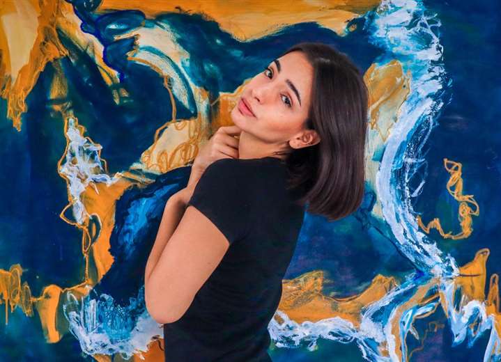 María José lives art with passion and shows it to Bolivia and the world