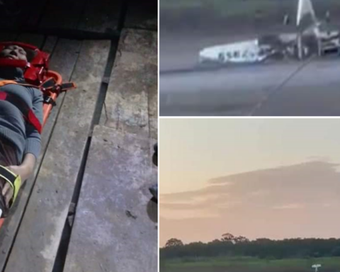 Mechanical failure caused forced landing of a plane that covered the route Reyes - Trinidad