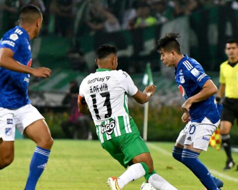 Millonarios tied with Nacional at the Atanasio and maintains the lead in its group