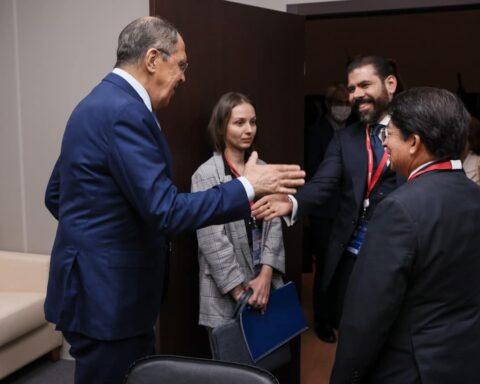 foreign minister Sergey Lavrov, hijos de Ortega se reúnen con canciller de Putin