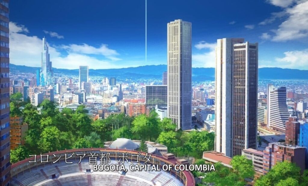 Monserrate and other places in Bogotá that appeared in famous anime series