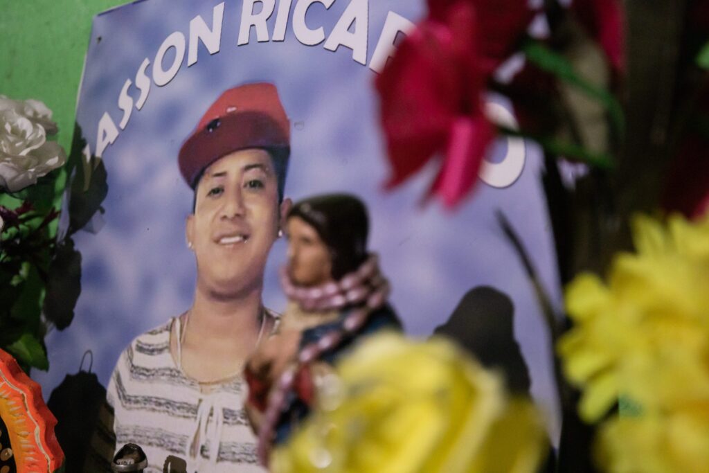 Mothers of April demand justice for the murder of Jasson Potoy, a crime attributed to paramilitaries