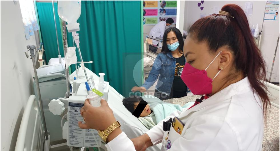 One child a day is operated on for appendicitis at the El Carmen de Huancayo hospital