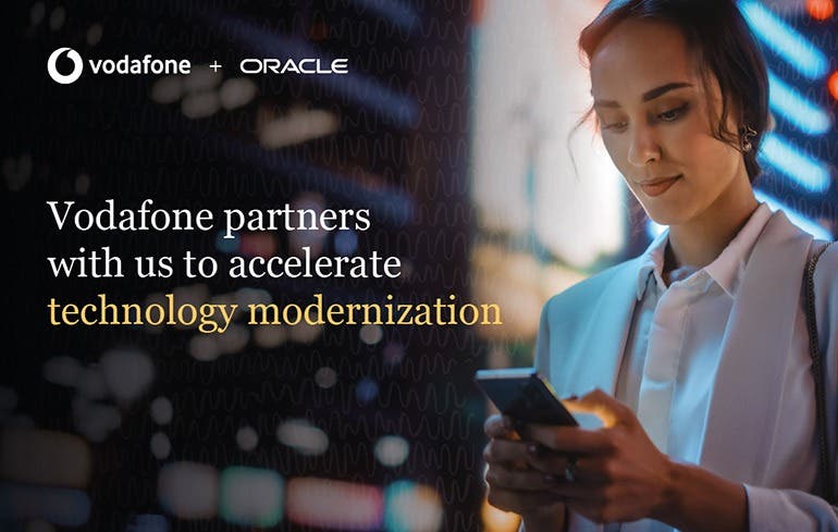 Oracle y Vodafone se unen para acelerar su modernización tecnológica
