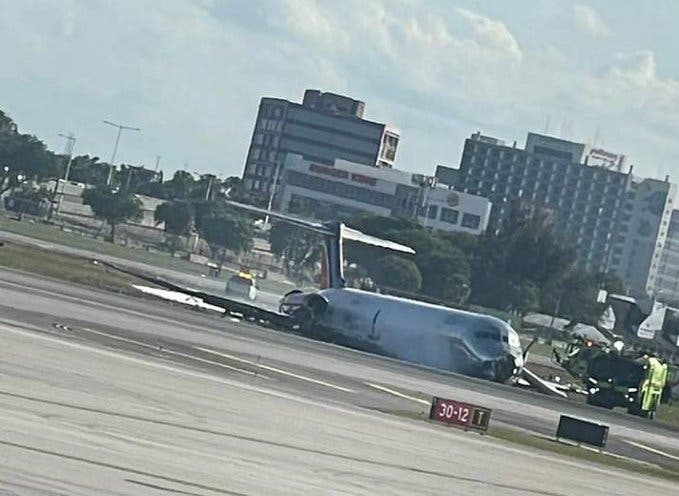 Crashed plane came from Santo Domingo