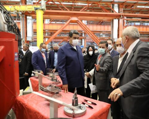 President Maduro visited MAPNA Industrial Complex in Iran