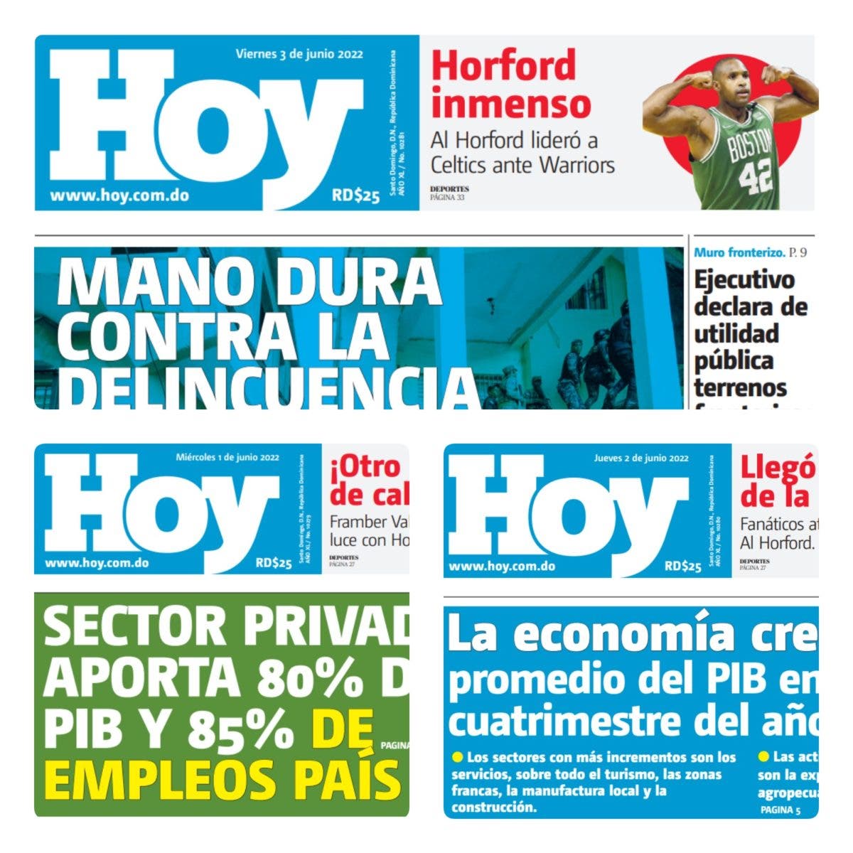 Ediciones impresas HOY: Las noticias más importantes de la semana