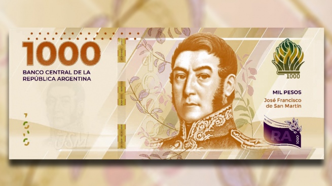 San Martín returns to Argentine numismatics