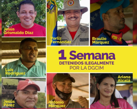 Seven members of the PSUV in Apure have been detained for a week by the Dgcim