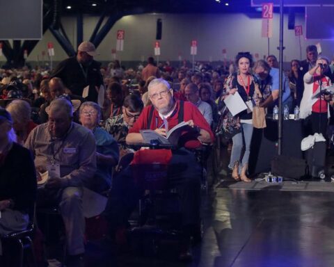 El evento de los republicanos de Texas el pasado 18 de junio. Foto: Texas Tribune.