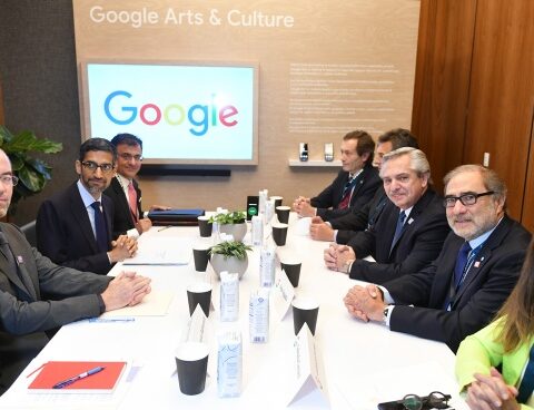 The CEO of Google announced to Fernández an investment of USD 1,200 million in the region