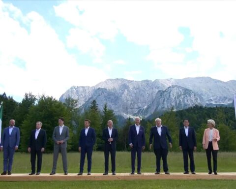 El G-7 en Alemania. Foto: Sky News.