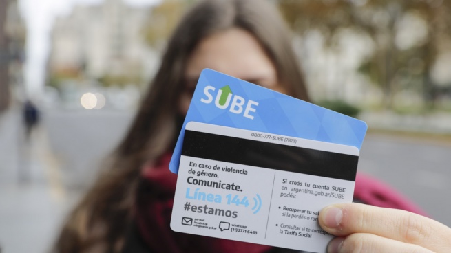 The SUBE card can now also be purchased online