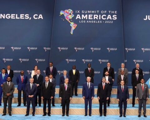 La foto de familia de la IX Cumbre de las Américas.  Foto: Pool/Reuters.