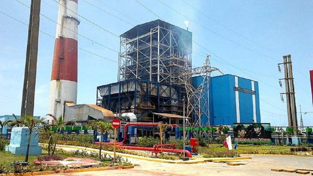 Termoeléctrica Antonio Guiteras, de Matanzas. Foto: Cubadebate.