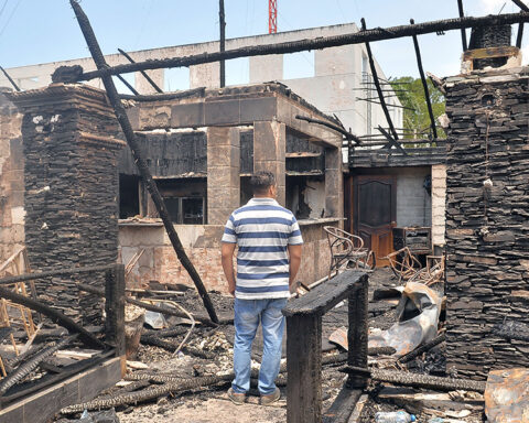 The restaurant reduced to ashes in Boca Chica does not have insurance
