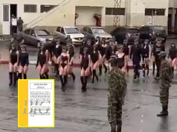 The story behind the parade of models "in body" in an Army battalion in Caldas