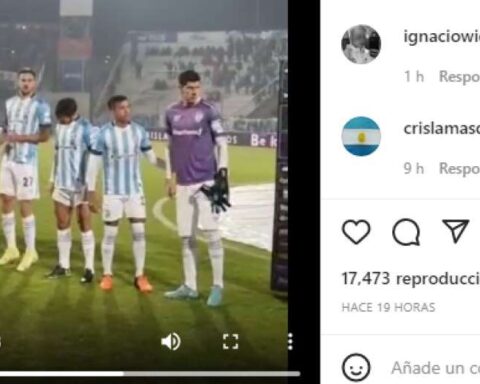 The video published by Carlos Lampe after becoming captain of Atlético Tucumán
