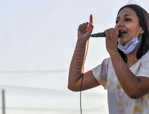 They collect signatures in support of the project to pay the IMF with money leaked abroad