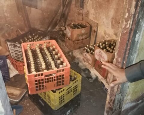 They occupy 667 bottles and a container with adulterated alcohol