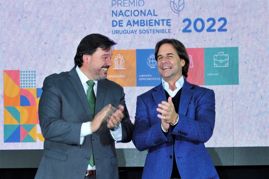 They presented the National Award for Sustainable Uruguay Environment 2022