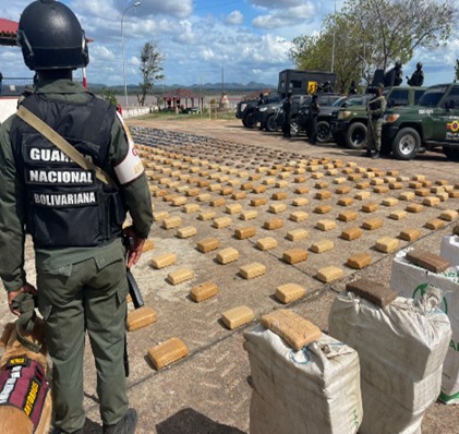 They seized 21.6 tons of drugs in five months