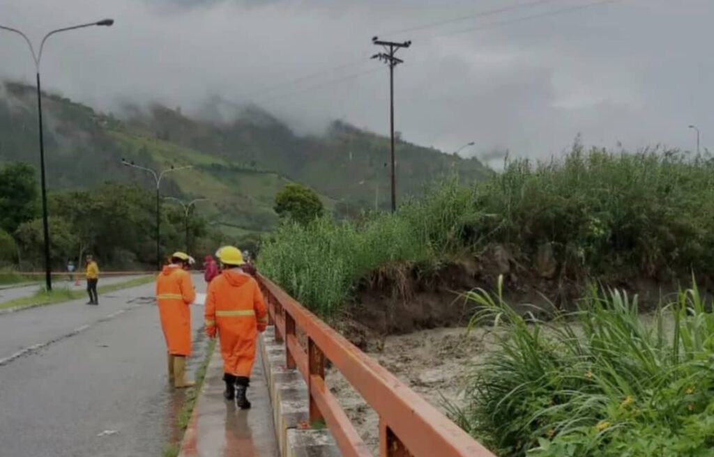 Lluvias en Boconó. Foto: Noticias Momoy