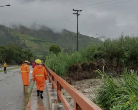 Lluvias en Boconó. Foto: Noticias Momoy