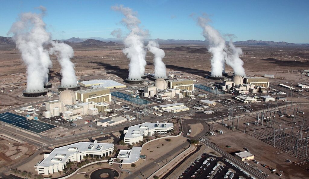 Central nuclear de Palo Verde, EEUU. Foto: AP.