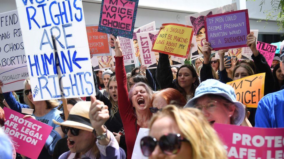 Protestas en Nueva York y otras grandes ciudades. Foto: BBC.